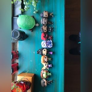 Opened Funko Pop figures